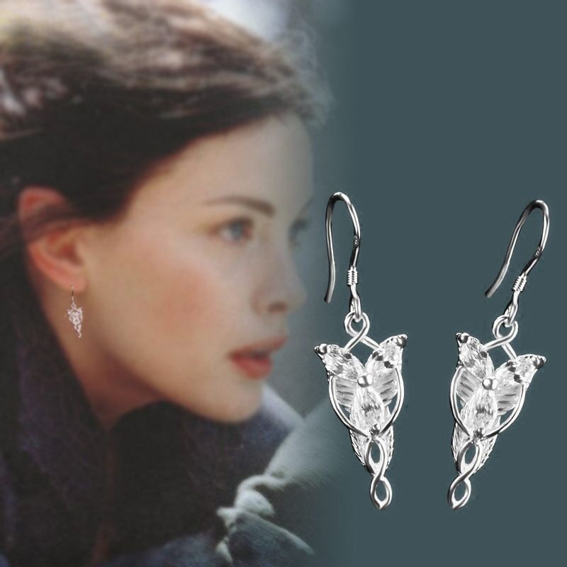 Orecchini Princess Arwen Evenstar In Argento 925 - Cosplay Il Signore Degli Anelli - 4
