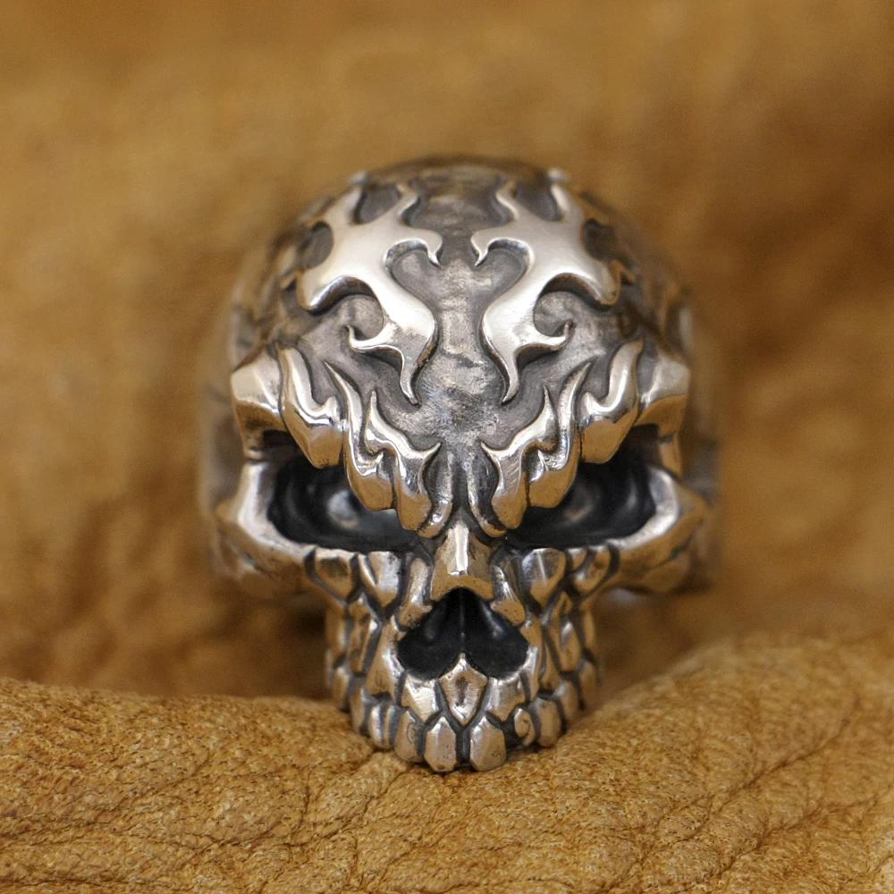 Sterling silver skull rings