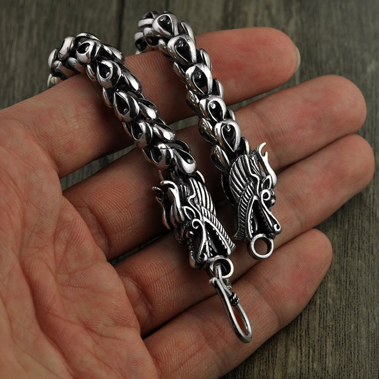Silver Dragon Pendants & Necklaces