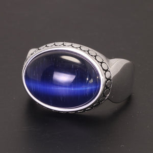 Tiger's Eye ring silver