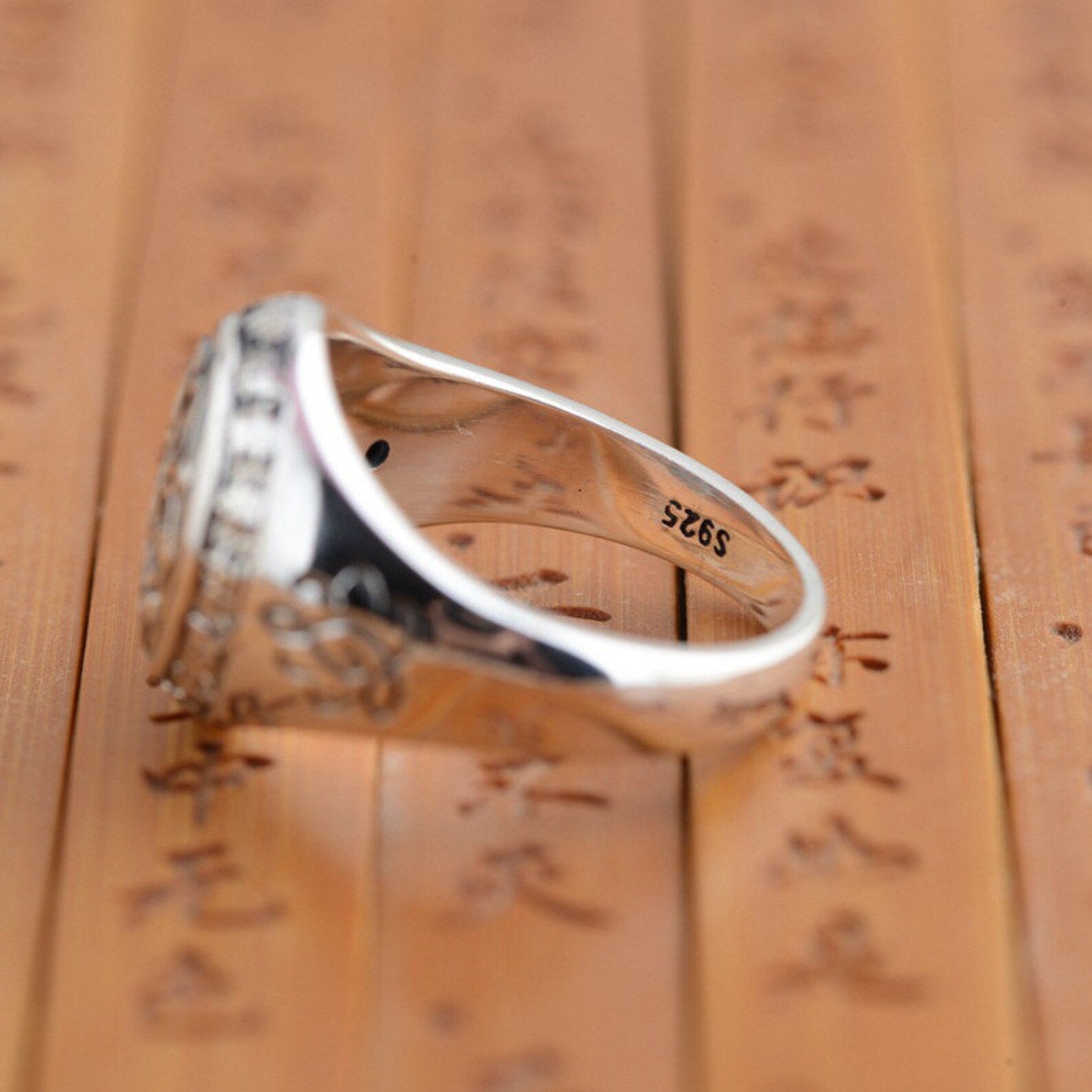 925 silver buddhist ring