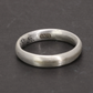 sterling silver six word mantra ring with S925 hallmark