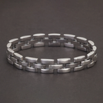 9mm sterling silver link bracelet