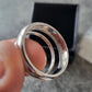 Sterling Silver Court Wedding Ring engraving