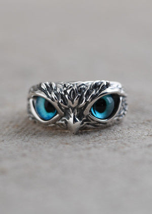 Adjustable owl ring