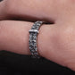 Claire Fraser ring on finger sterling silver 