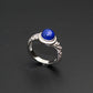 Elena Gilbert silver lapis ring