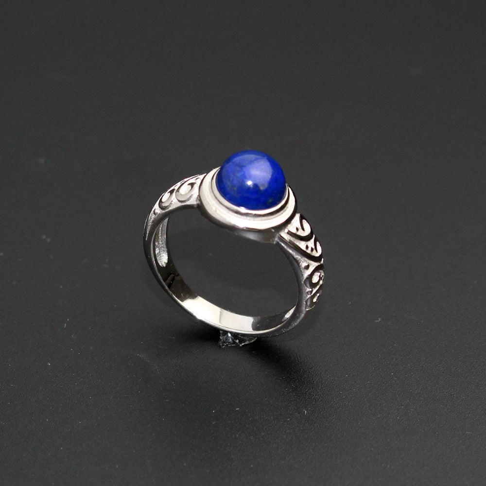 Elena Gilbert silver lapis ring