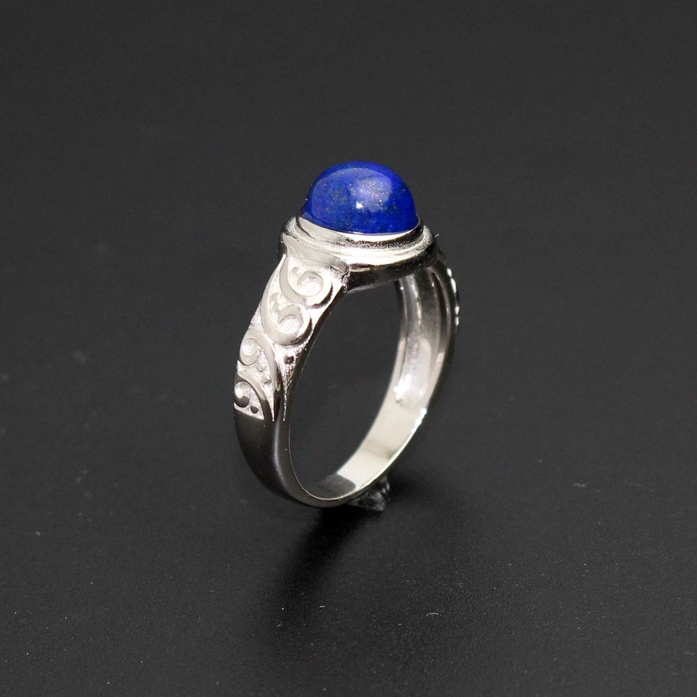Elena daylight ring blue stone