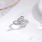 Ring Snake ~ Sterling Silver zirconia