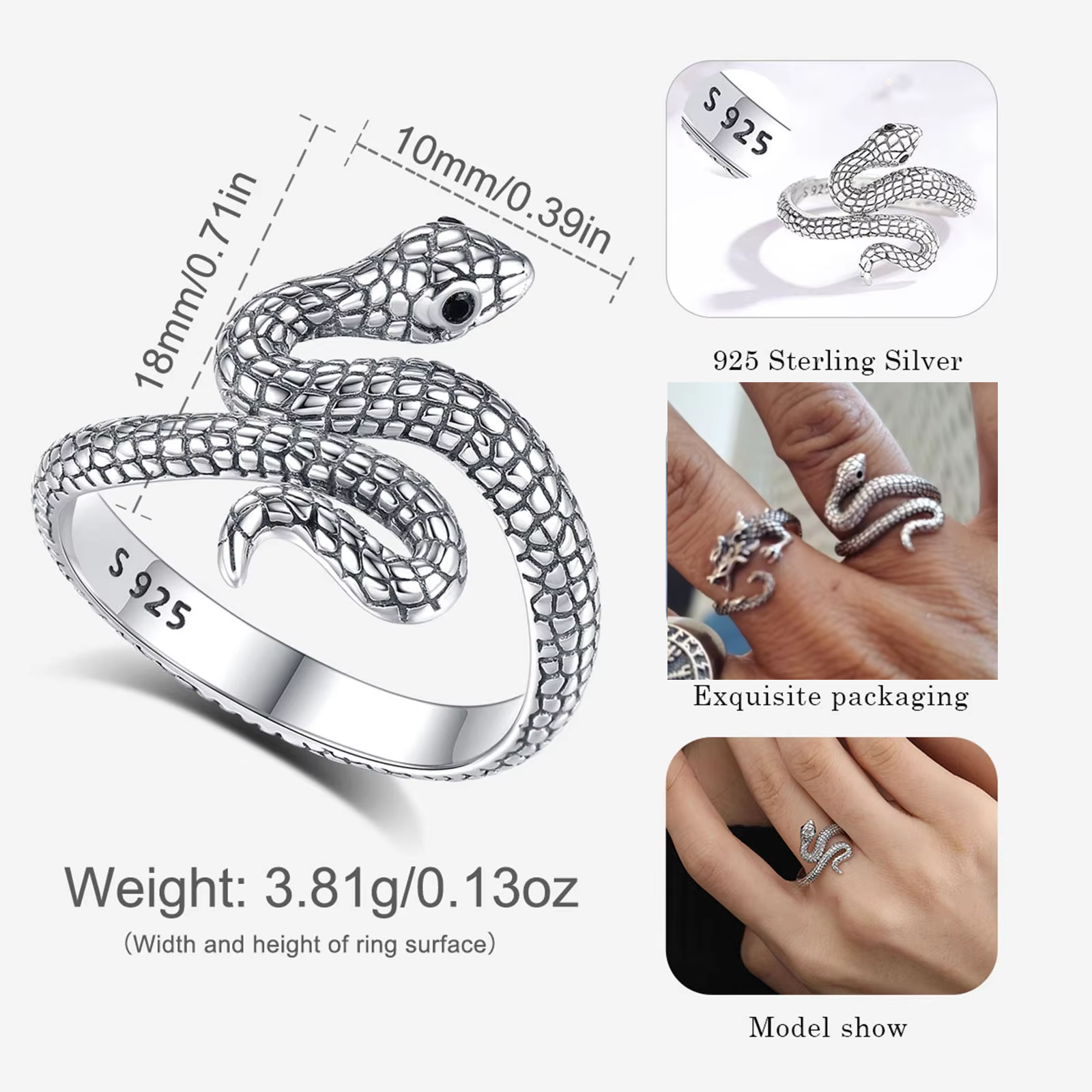 Snake Ring Jewelry