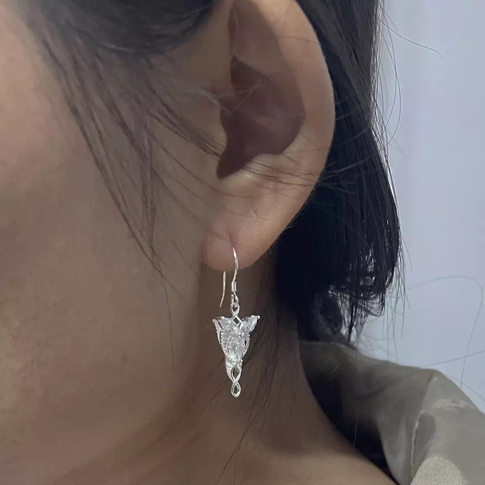Evenstar earrings model lord of the rings Jewelry