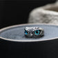 Genuine sterling silver owl ring adjustable band