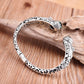 2020 new Indonesian style bracelet real  S925 pure silver bracelet woman Thai silver handmade lipstick corundum bracelet woman