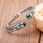 2020 new Indonesian style bracelet real  S925 pure silver bracelet woman Thai silver handmade lipstick corundum bracelet woman