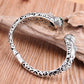 2020 new Indonesian style bracelet real  S925 pure silver bracelet woman Thai silver handmade lipstick corundum bracelet woman