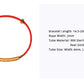 Red String Buddhist Bracelet size