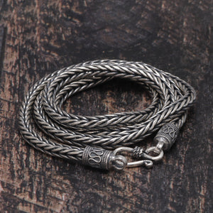 viking chain necklace men