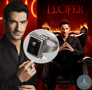 Lucifer Morningstar Ring Sterling Silver 