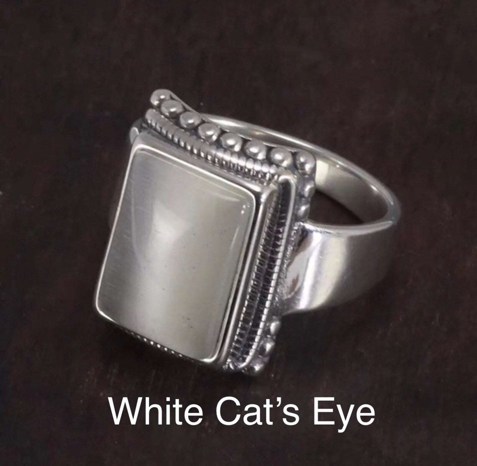 Lucifer Morningstar white ring