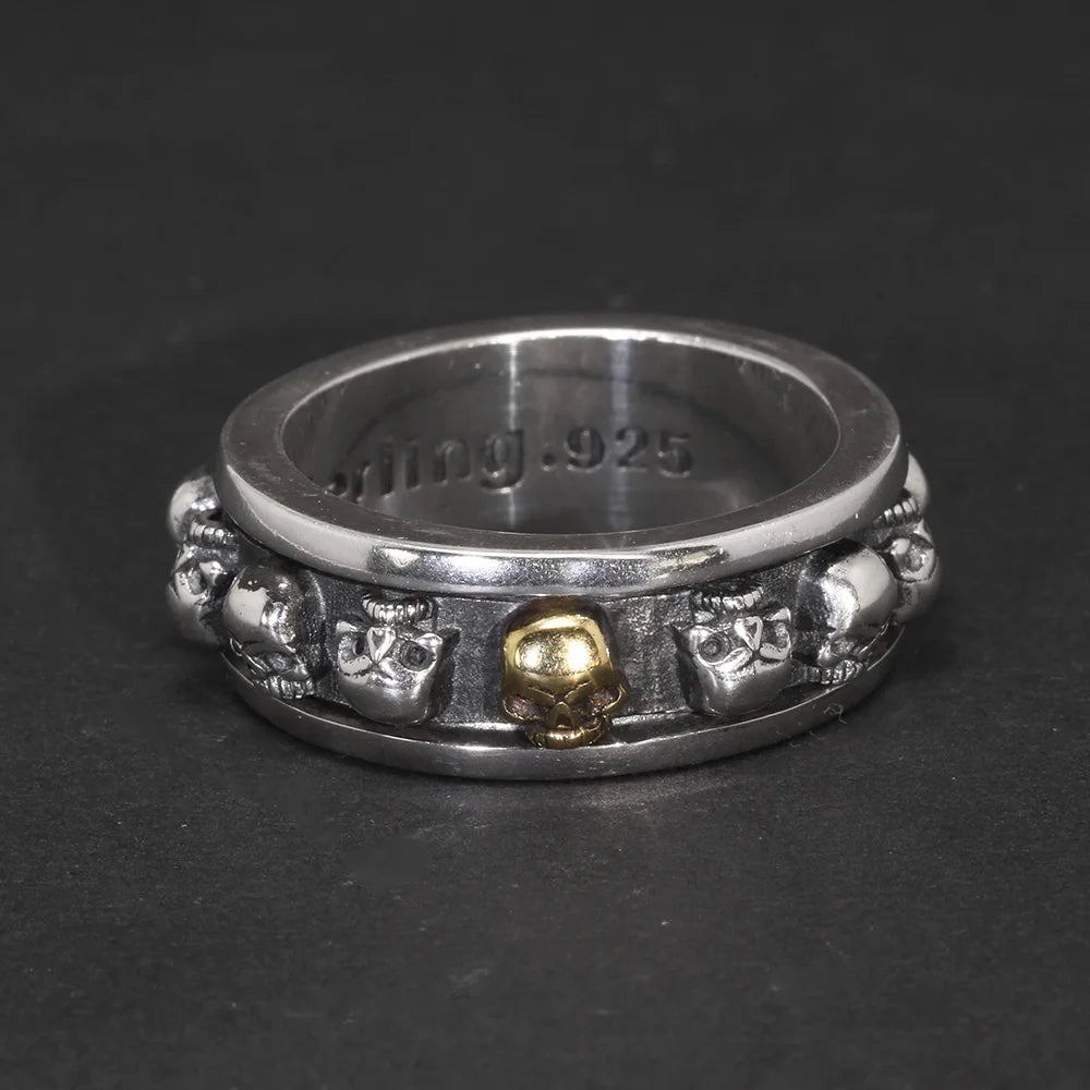 Mens silver rings
