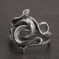 Natural Born Killers snake ring front view