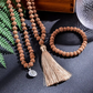 Rudraksha meditation necklace