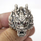 Dragon Ring ~ Sterling Silver ~ Cubic Zirconia Eyes