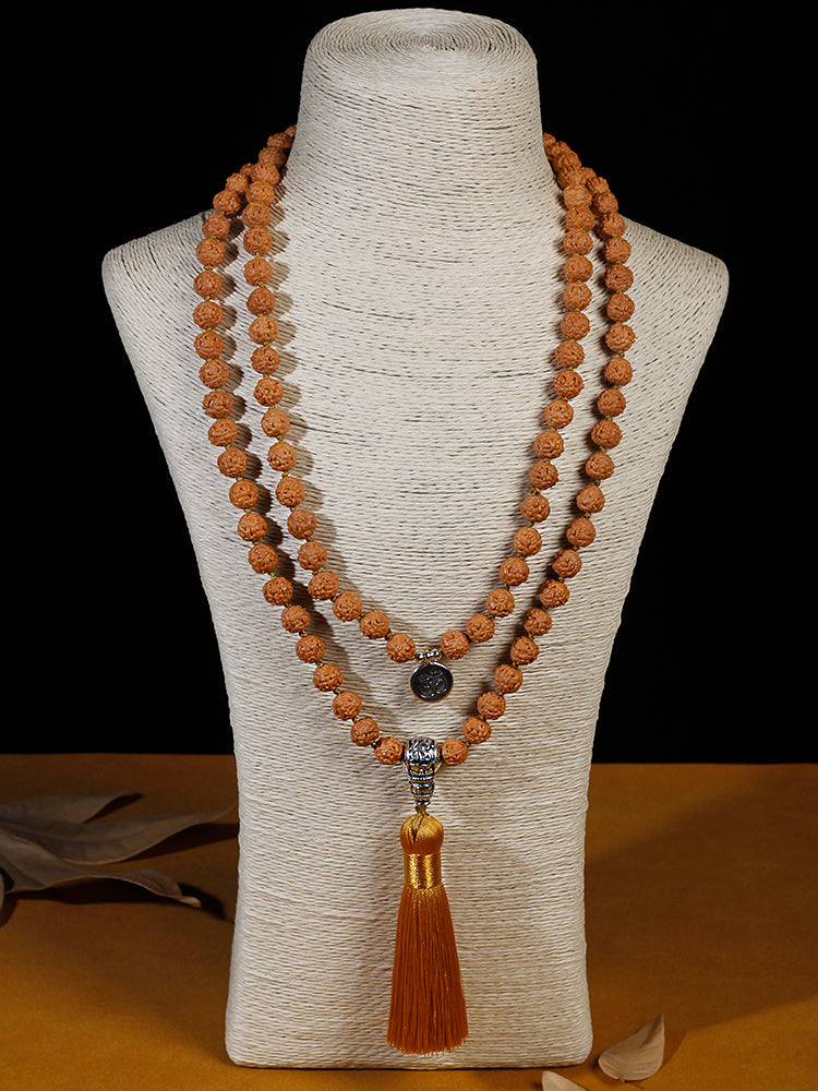 Rudraksha Mala Necklace