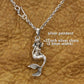 mermaid Ariel necklace Silver