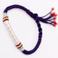 purple buddhist bracelet string