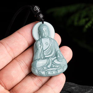 Jade Buddha Pendant necklace