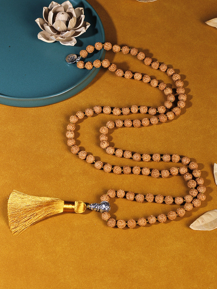 Rudraksha Mala Necklace 