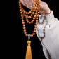 Rudraksha Mala Necklace ~ Buddhist Prayer Beads 