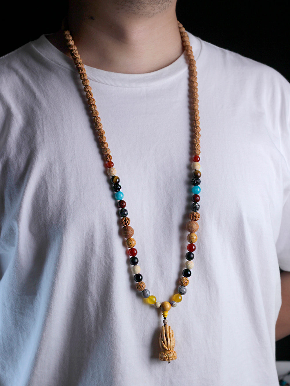 rudraksha mala necklace