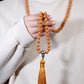 Rudraksha Mala Buddhist Necklace ~ 108 Prayer Beads 