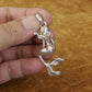 ariel little mermaid pendant back	