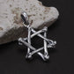 Star of David pendant necklace sterling silver