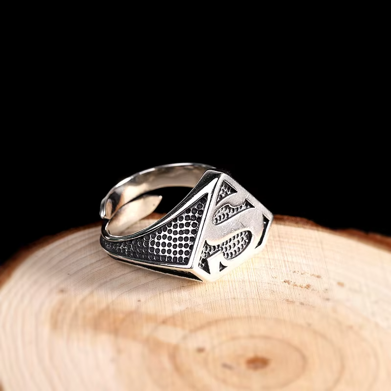 ring superman silver