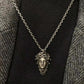 Sterling Silver Snake Medusa Goddess Pendant Necklace model