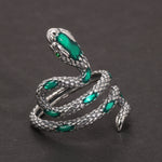 silver snake ring main