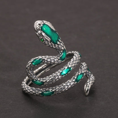 silver snake ring main