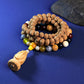 Rudraksha mala necklace buddha Namaskara Mudra