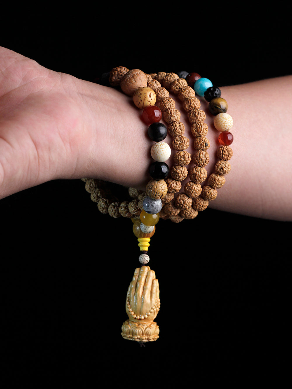 rudraksha mala bracelet