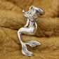 sterling silver ariel little mermaid pendant	