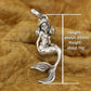 Ariel Mermaid Pendant Silver