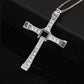Dominic Toretto Cross Necklace – 925 Sterling Silver Vin Diesel Style Crucifix Pendant