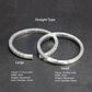 Men’s Silver Bracelet Men’s Cuff Bracelet Sterling Silver ~ Fish Twisted Bangle Bracelet