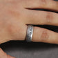 Silver Viking Rune Ring men on a finger