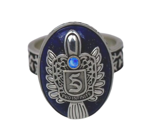 Stefan ring front view white background